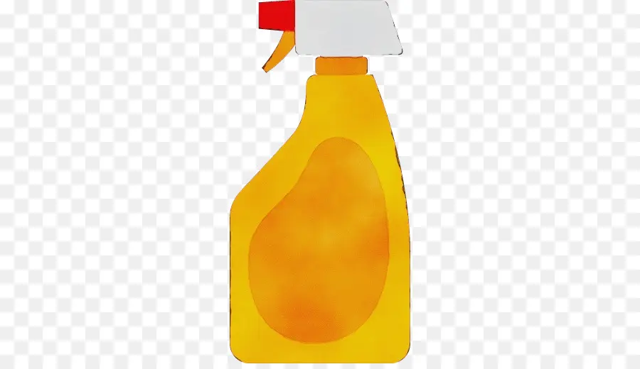 الأصفر，زجاجة من البلاستيك PNG