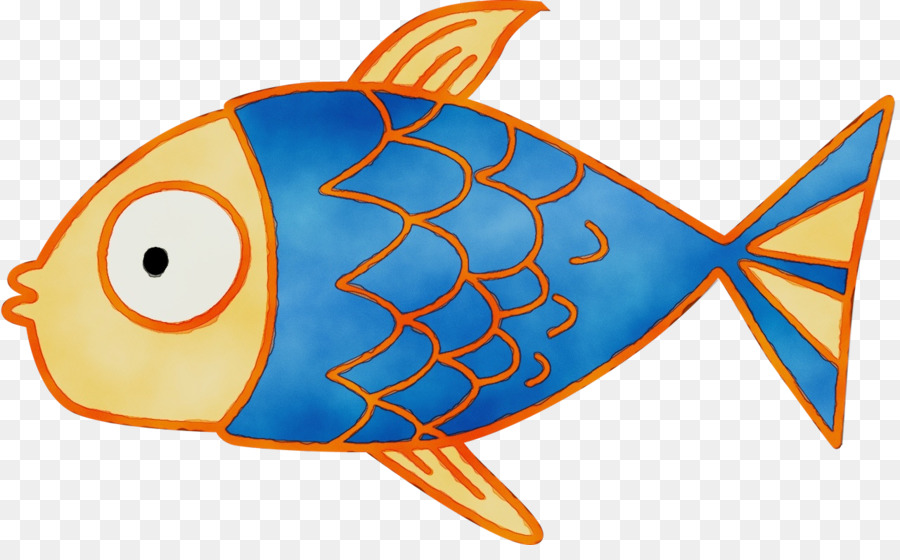 الأسماك，البرتقال PNG