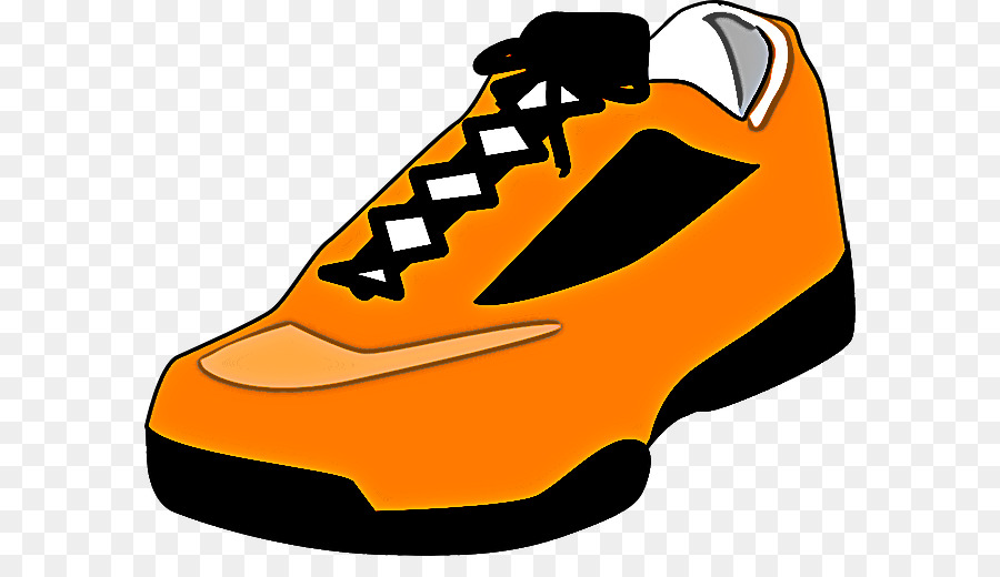 الأحذية，البرتقال PNG