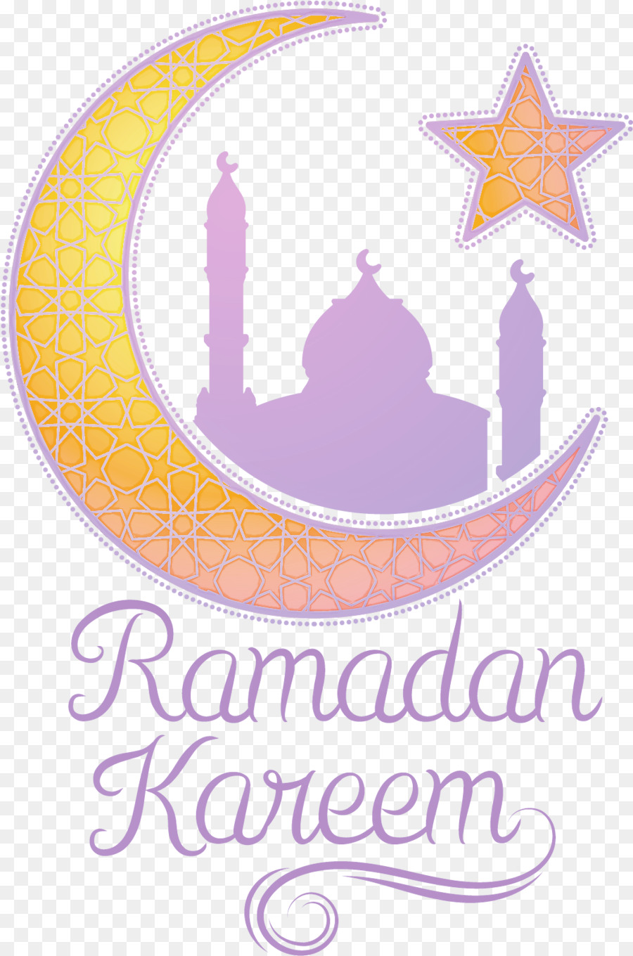 رمضان كريم，الهلال PNG