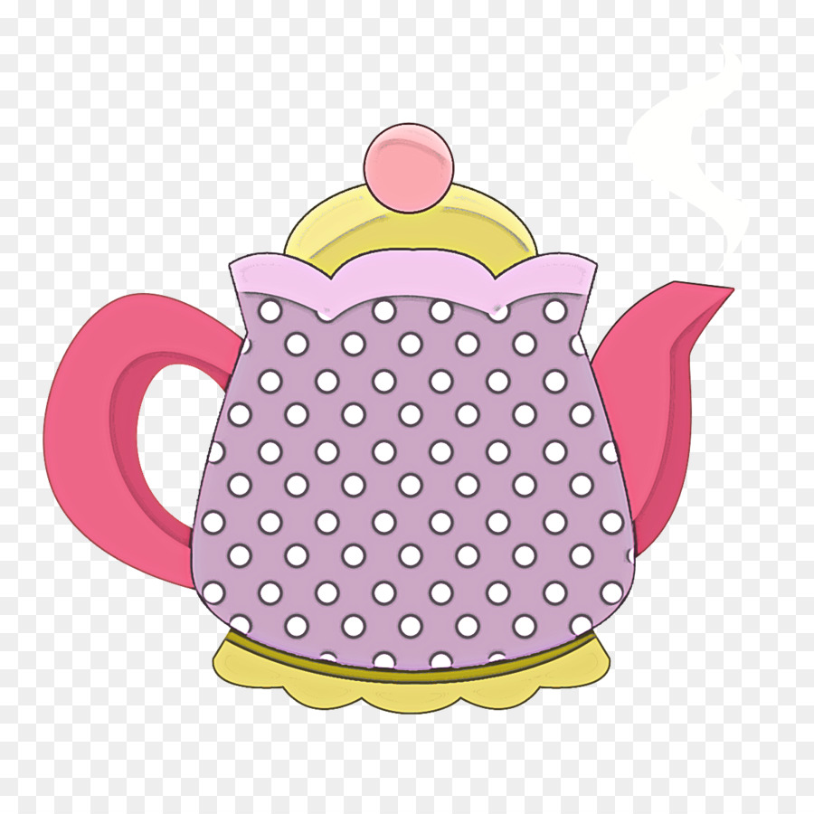 إبريق الشاي，الوردي PNG