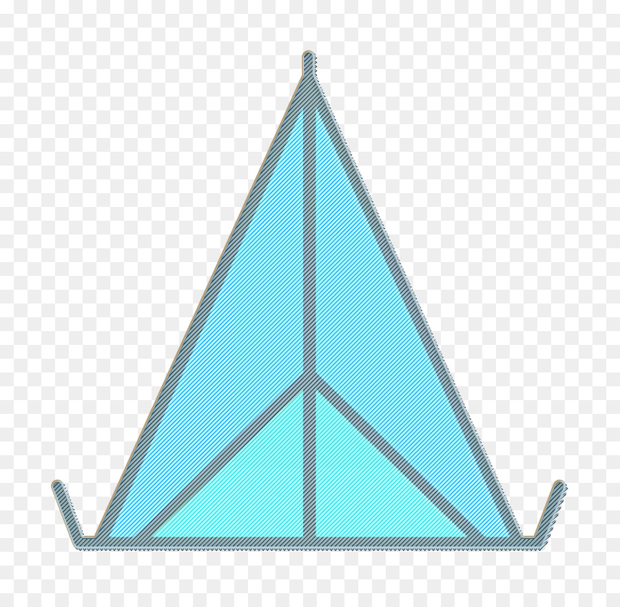 الأزرق，مثلث PNG