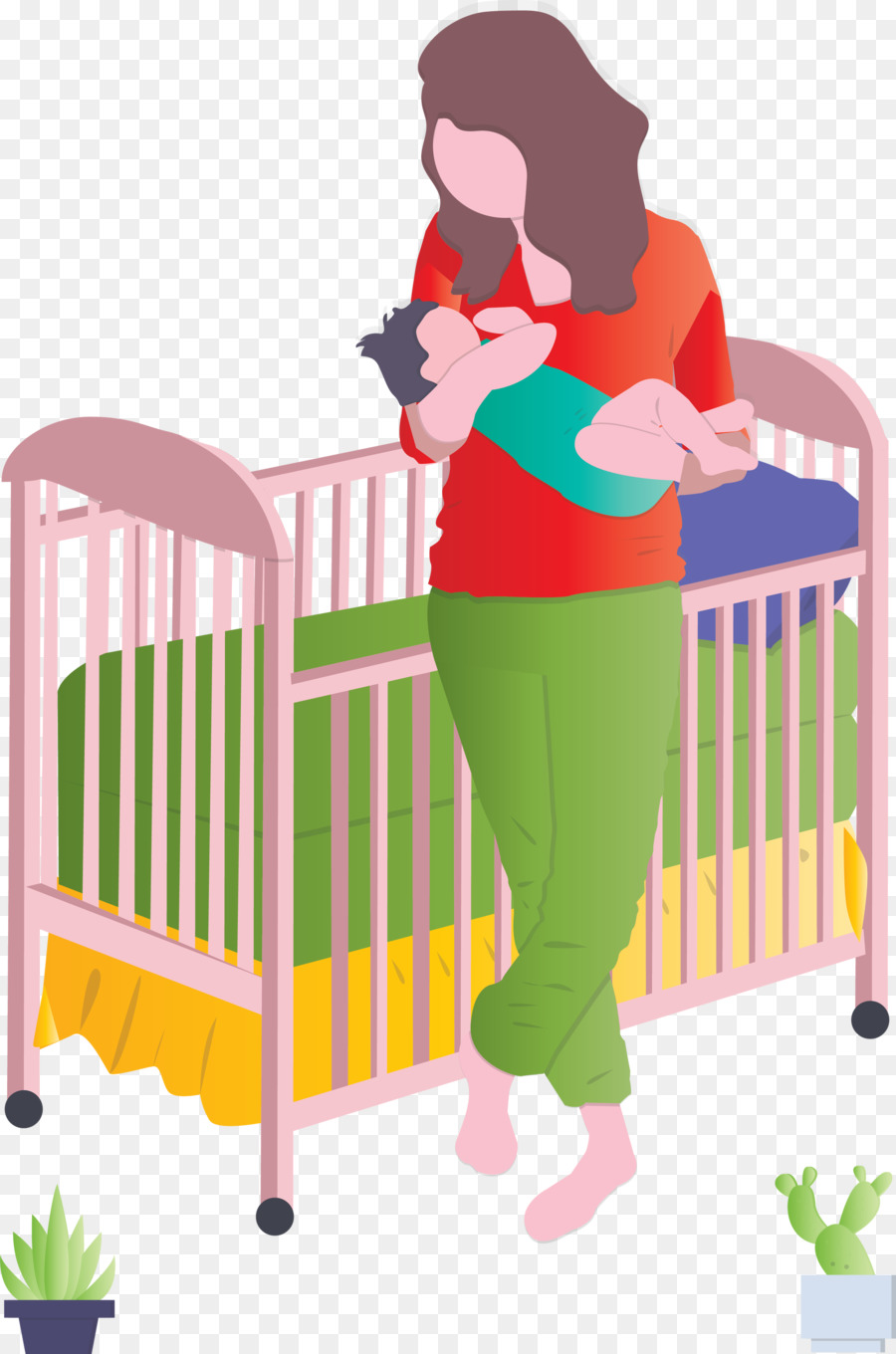 منتجات الأطفال，سرير الرضع PNG