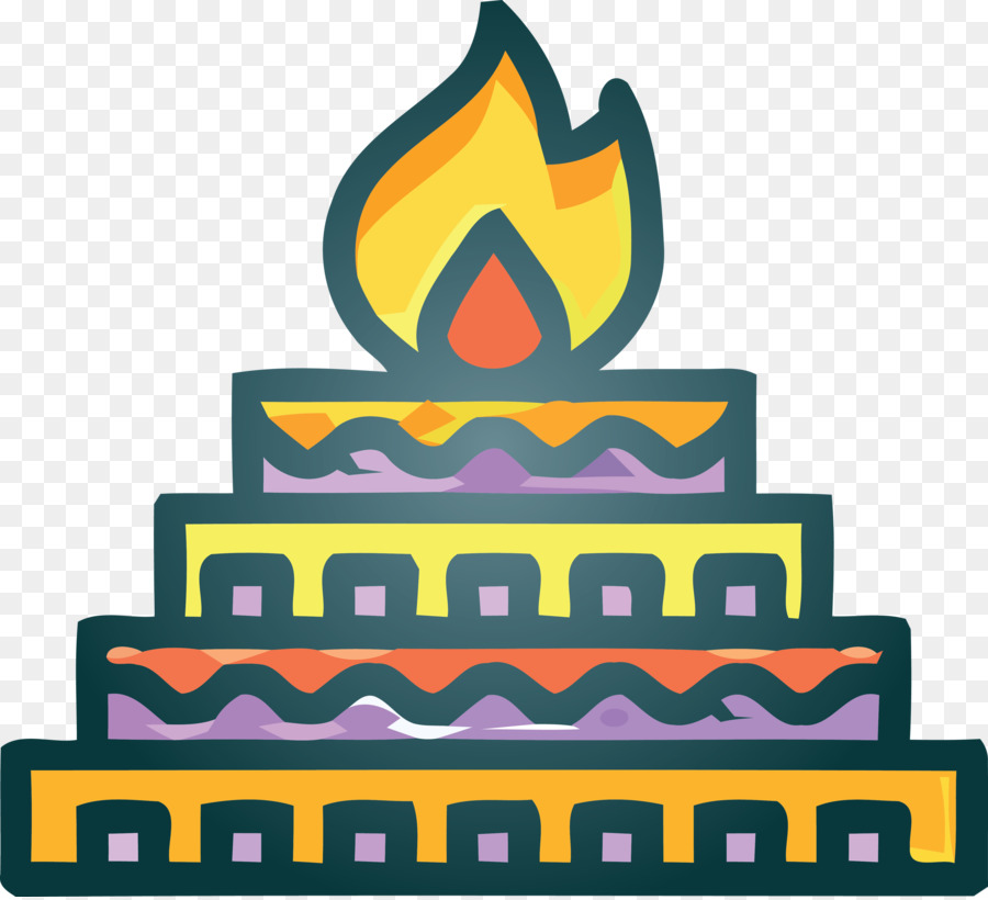 شمعة عيد ميلاد，تزيين الكعكة PNG