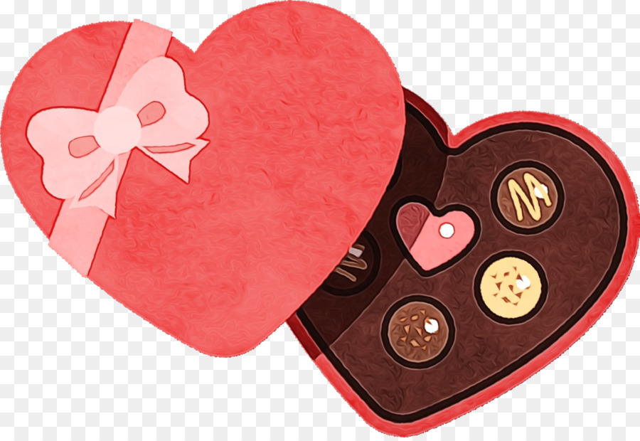 الشوكولاته，عيد الحب PNG