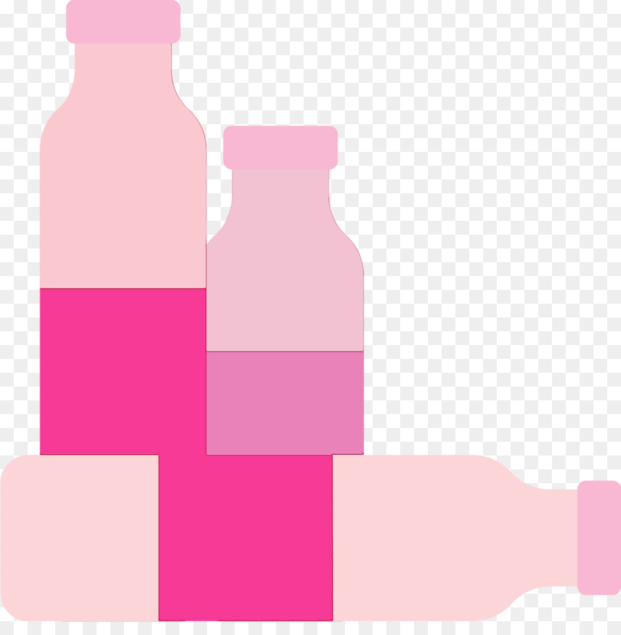زجاجة，م الوردي PNG