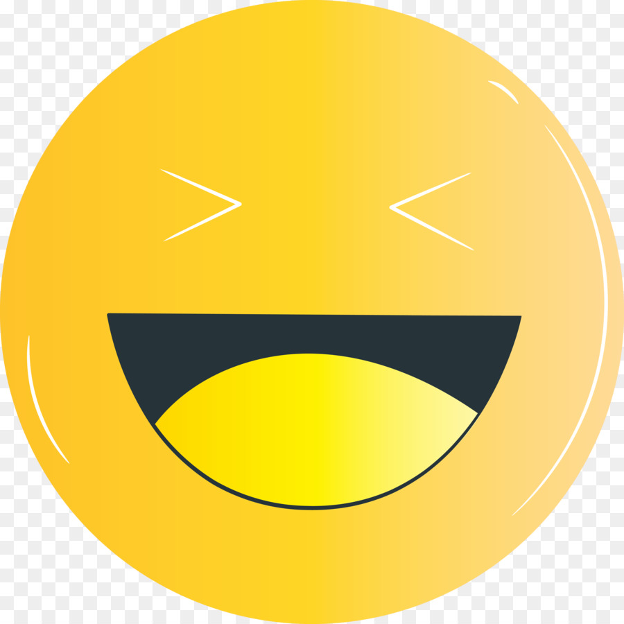 مبتسم，الأصفر PNG