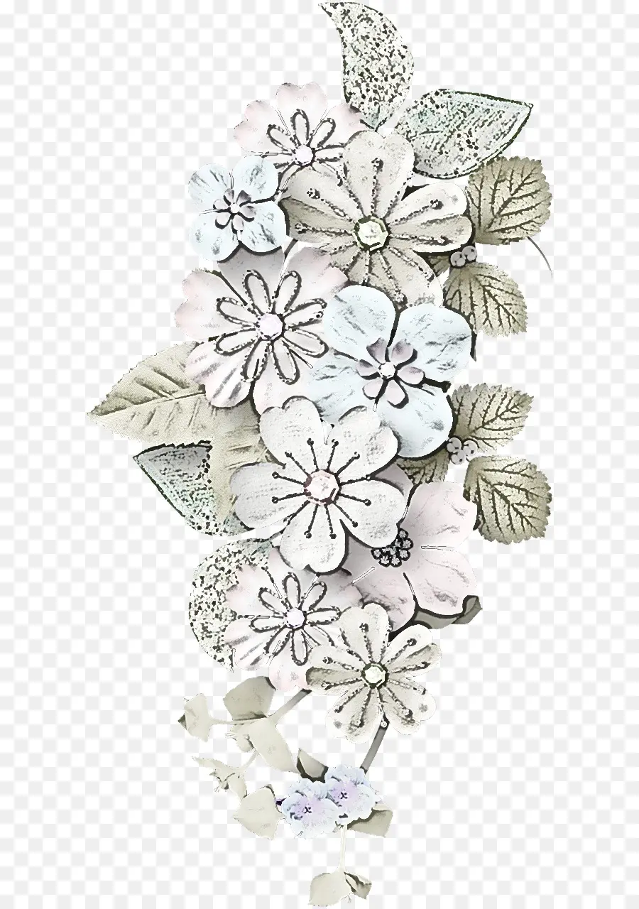 قطع الزهور，تصميم الأزهار PNG