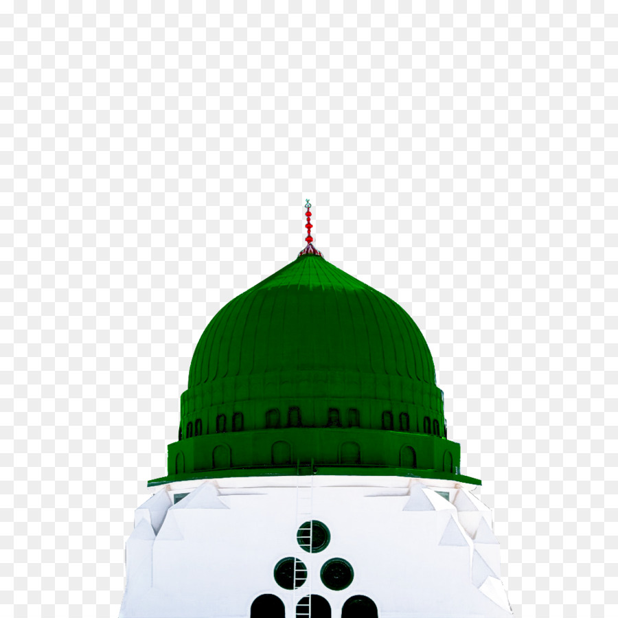 أل مسجد أن نبوي，والقبة الخضراء PNG