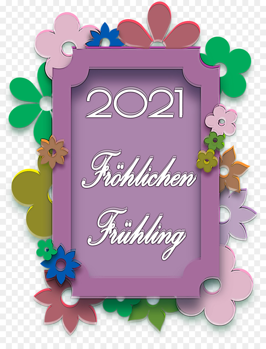 Fröhlichen Frühling 2021，ربيع PNG