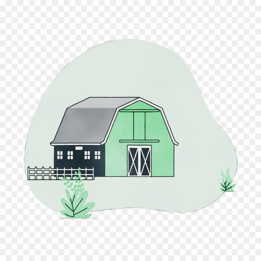 البيت，الأخضر PNG