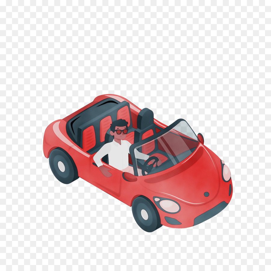 سيارة وردية，Driver PNG