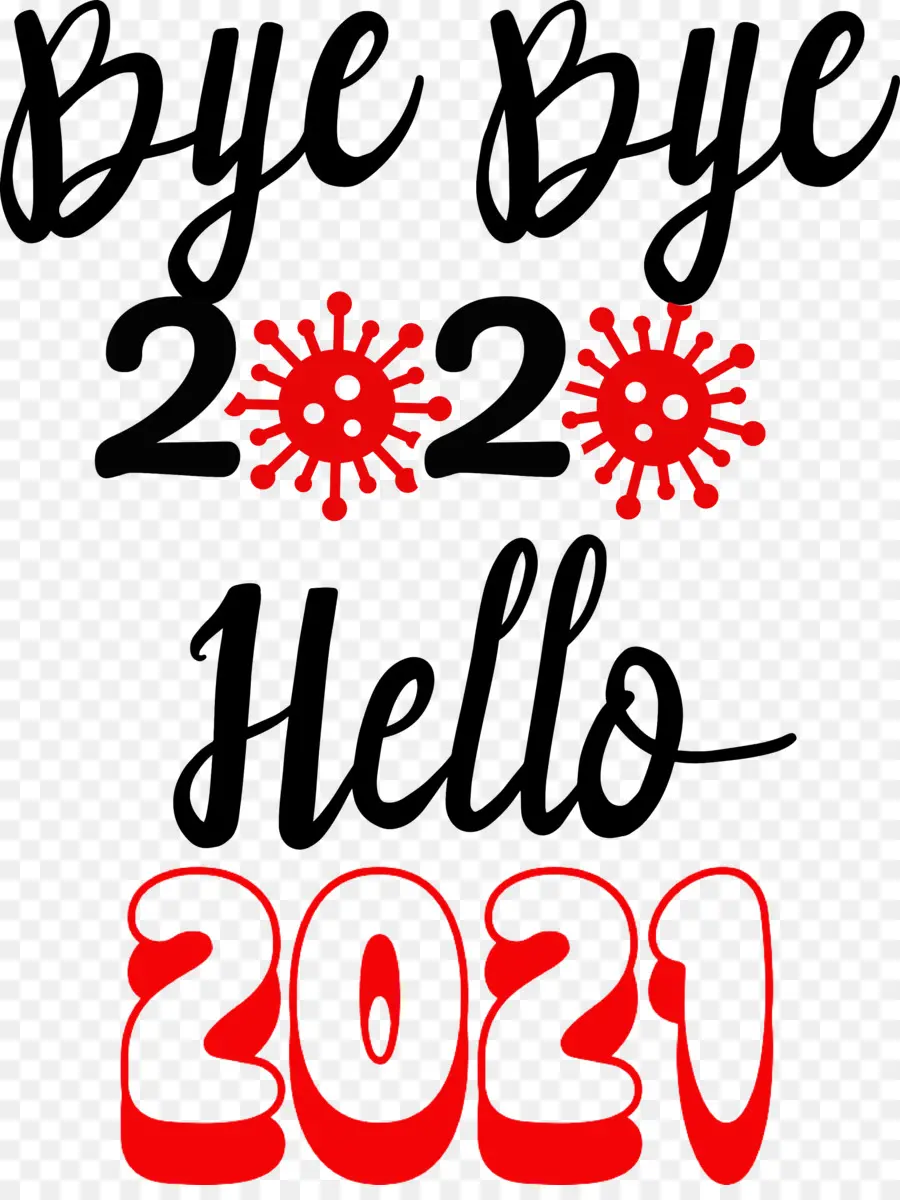 وداعا 2020 مرحبا 2021，السنة الجديدة PNG