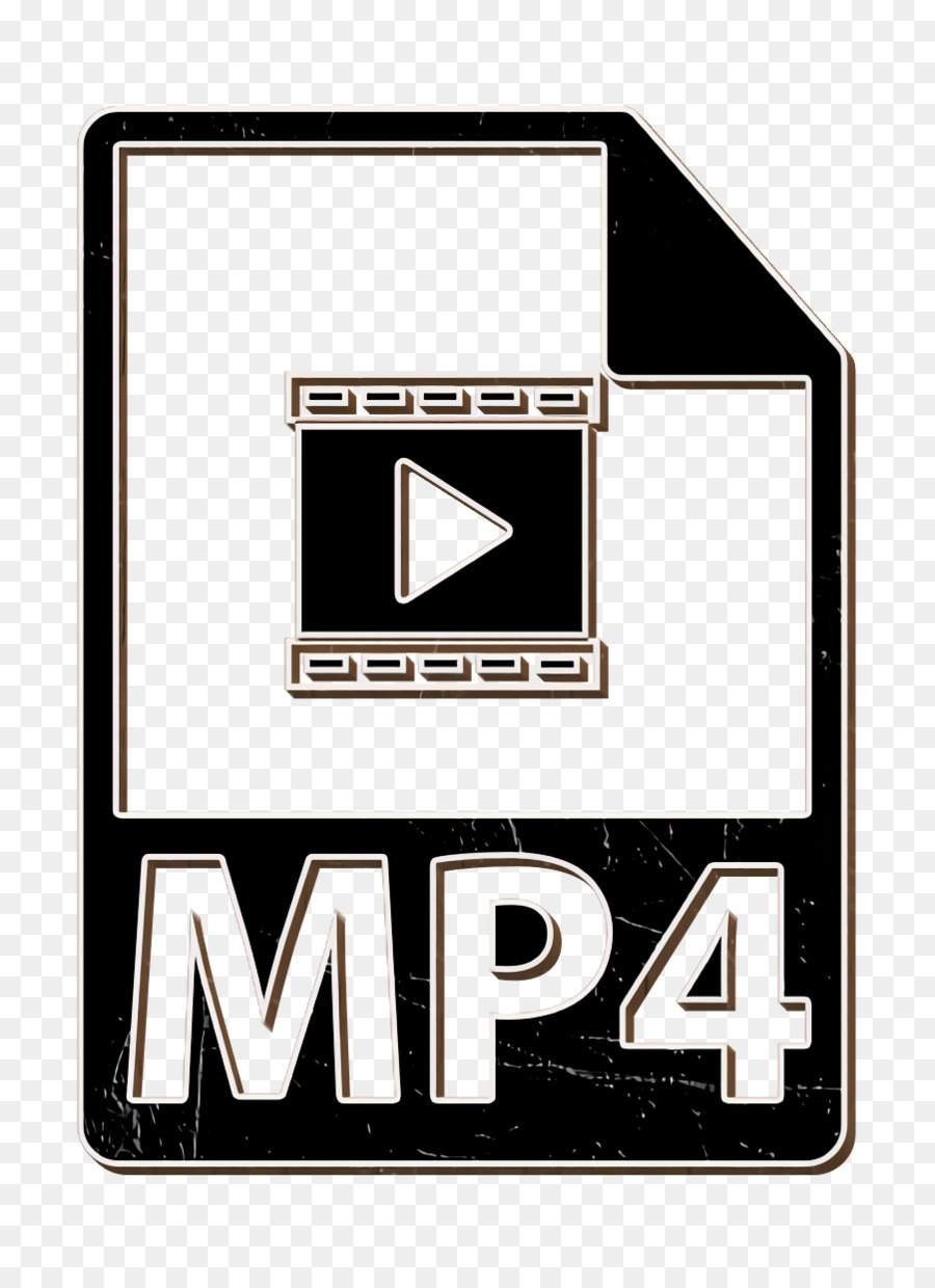 أيقونة ملف Mp4，فيديو PNG