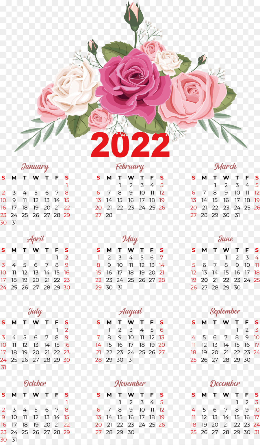 تقويم 2022，بلح PNG