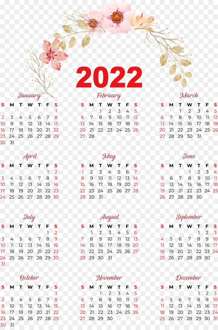 تقويم 2024，بلح PNG