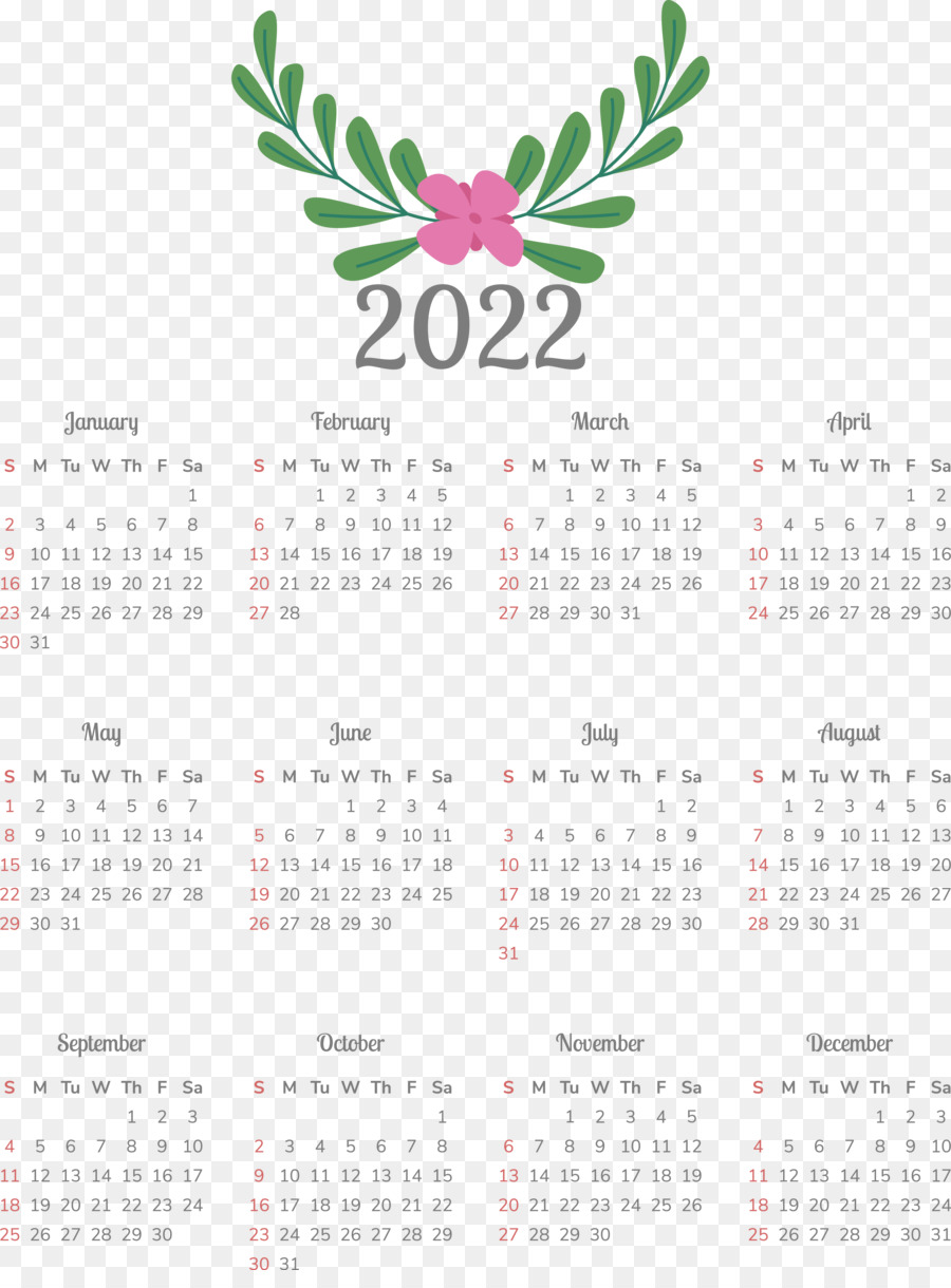 تقويم 2022，بلح PNG