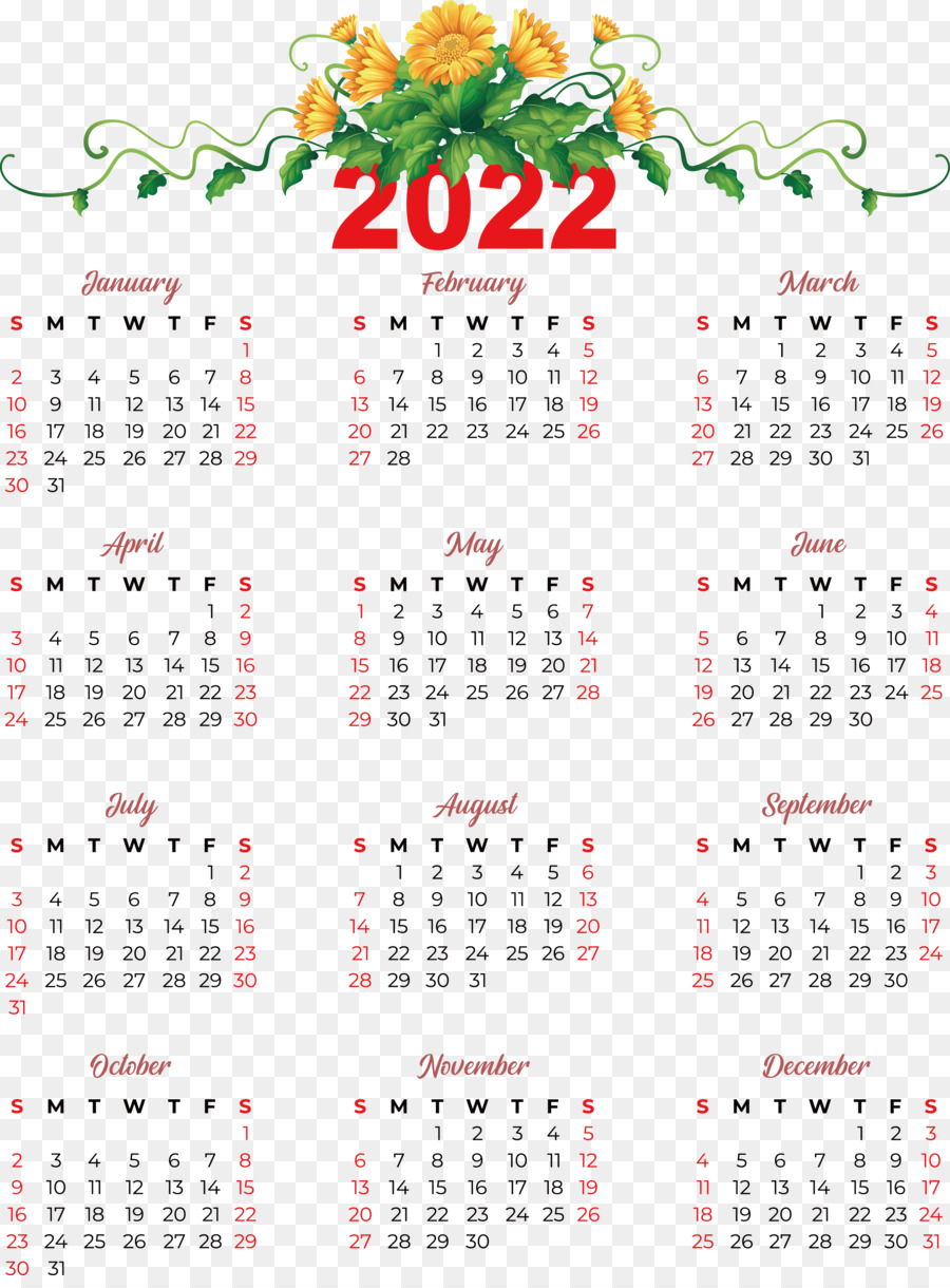 تقويم 2022，بلح PNG