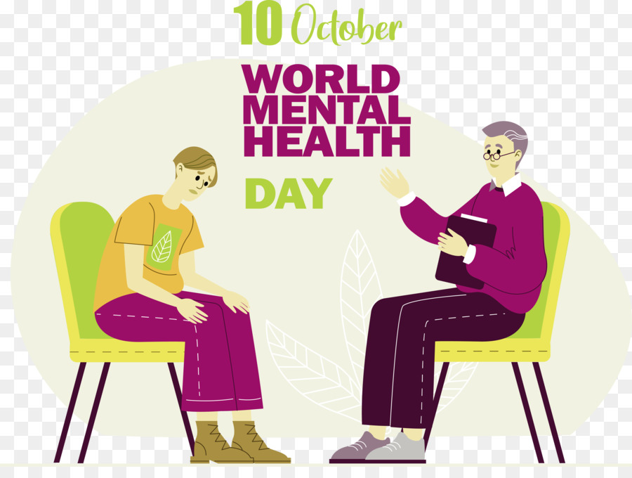 اليوم العالمي للصحة النفسية，الصحة النفسية PNG