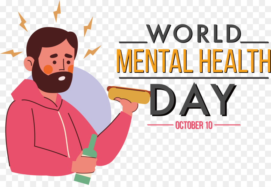 اليوم العالمي للصحة النفسية，العقلية PNG