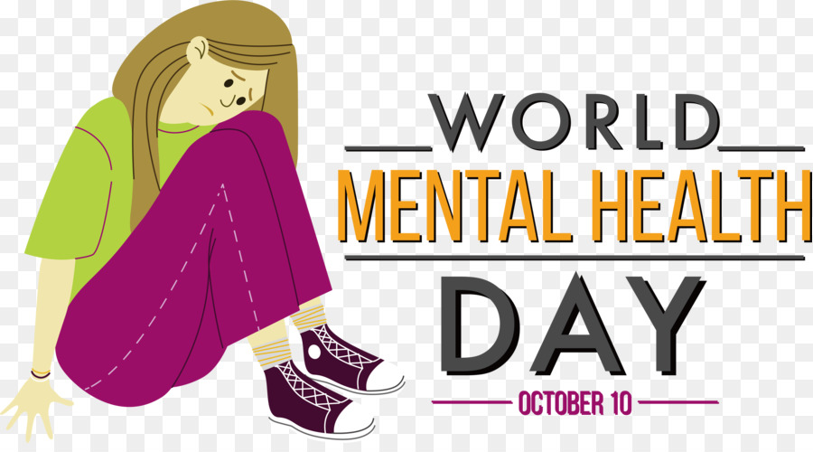 اليوم العالمي للصحة النفسية，العقلية PNG