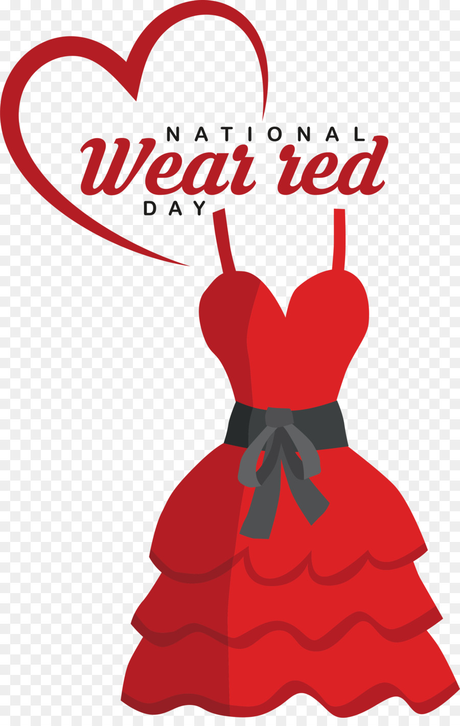 الوطنية ارتداء الأحمر اليوم，ارتداء يوم أحمر PNG