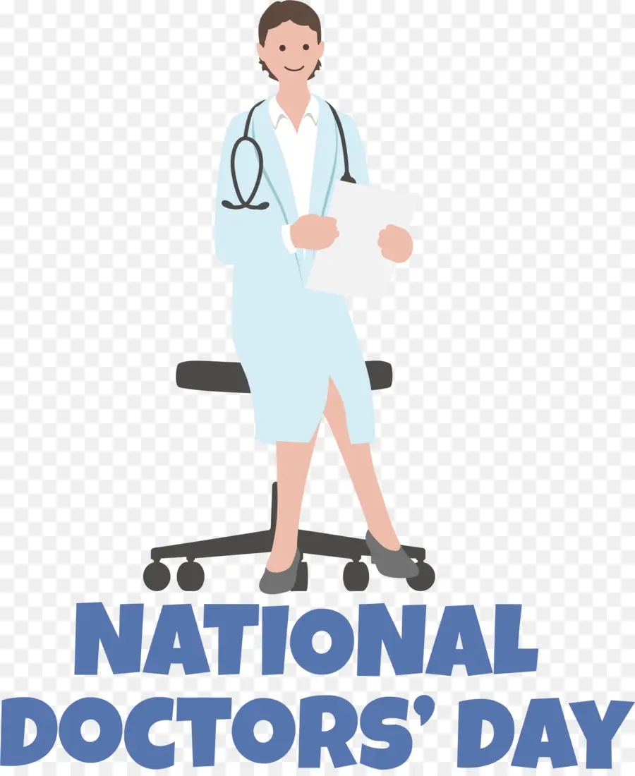 الطبيب اليوم，يوم الطبيب الوطني PNG