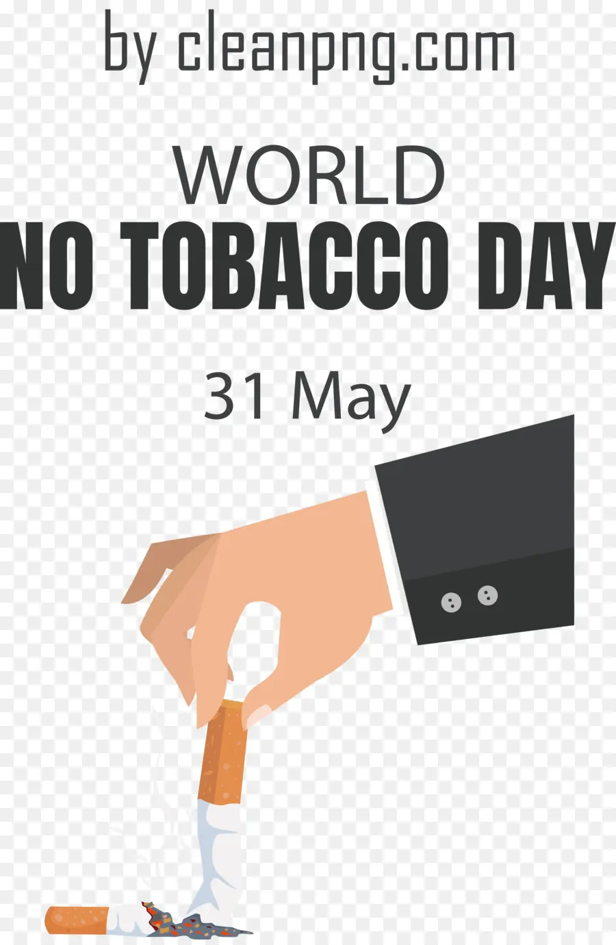 اليوم العالمي للامتناع عن التدخين，للامتناع عن التدخين PNG