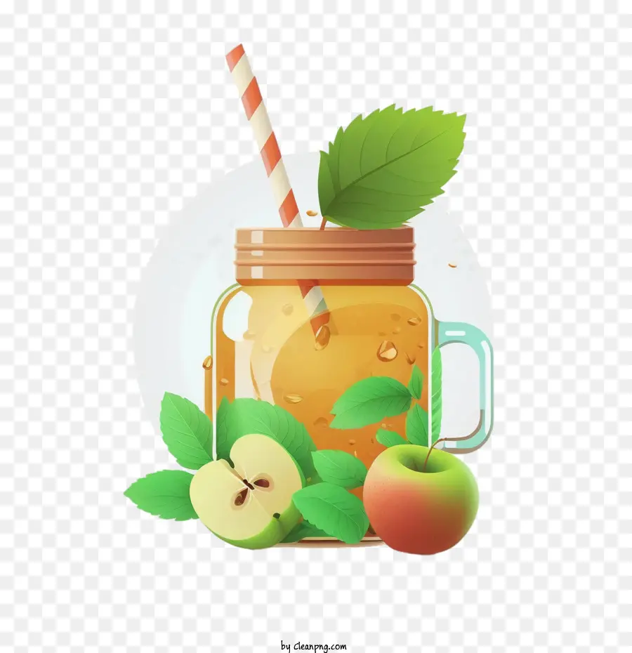عصير التفاح，عصير التفاح في الزجاج PNG