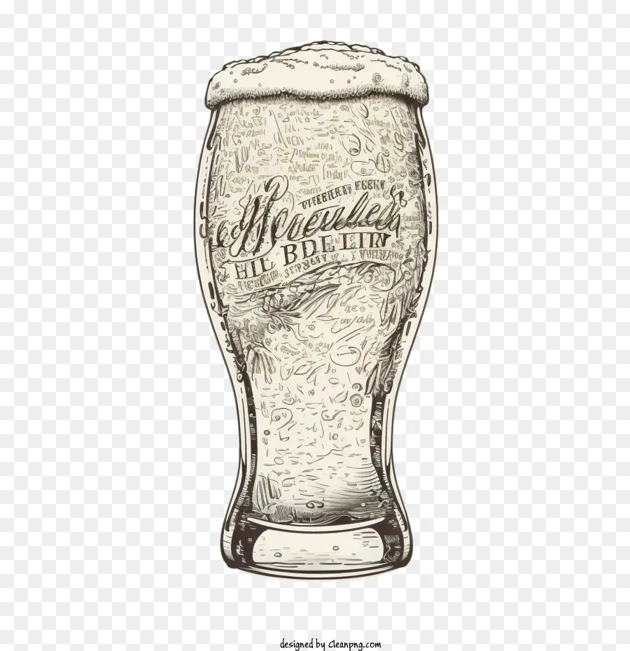 بيرة رسومات الشعار المبتكرة，البيرة الزجاج PNG
