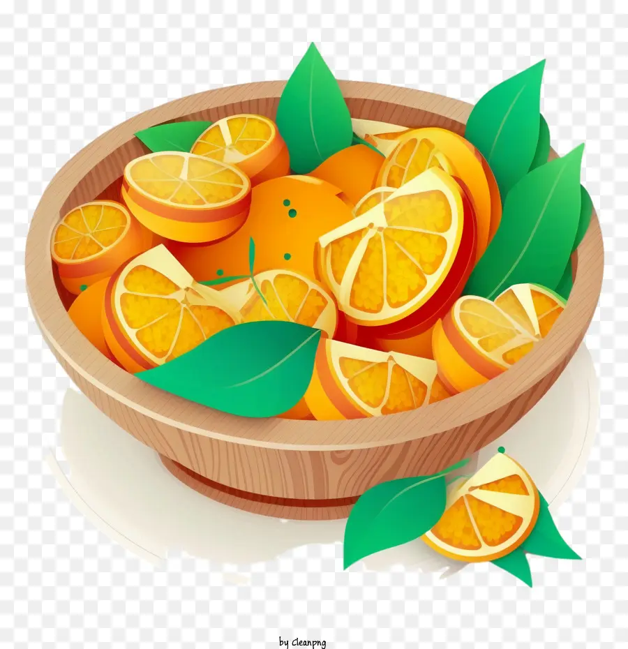شرائح برتقالية，البرتقال PNG