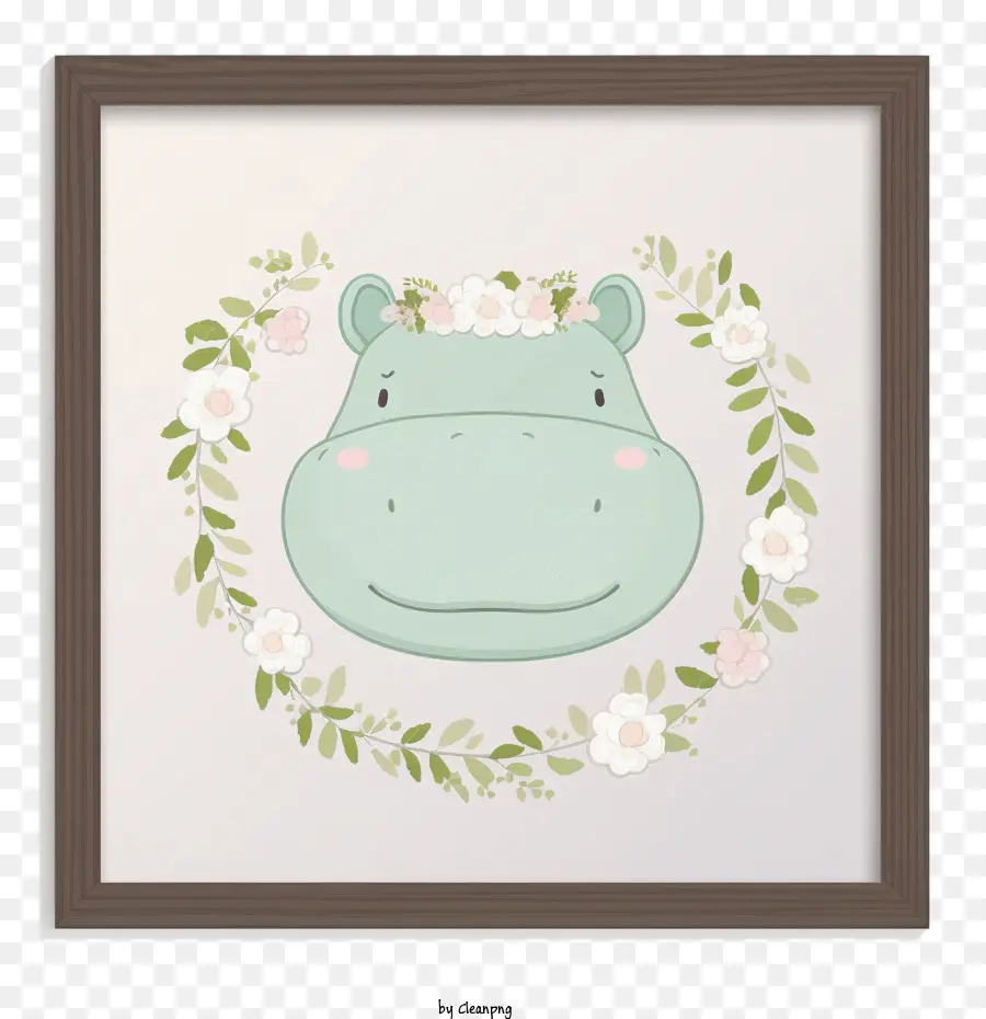 Kawaii فرس النهر，الرسوم المتحركة Hippo PNG