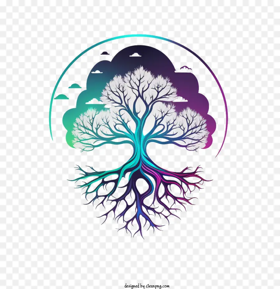 شجرة العائلة，شجرة وجذور PNG