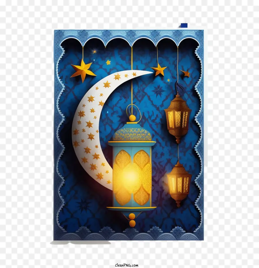 رمضان كريم，الفانوس الإسلامي PNG