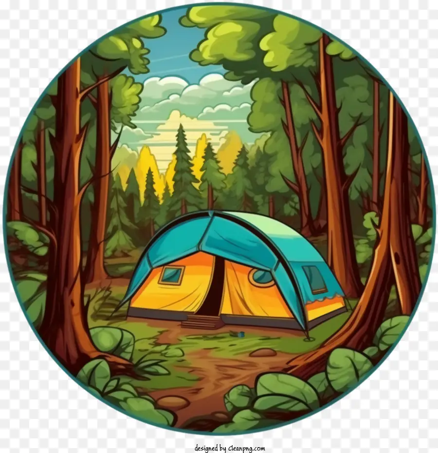 التخييم，خيمة PNG