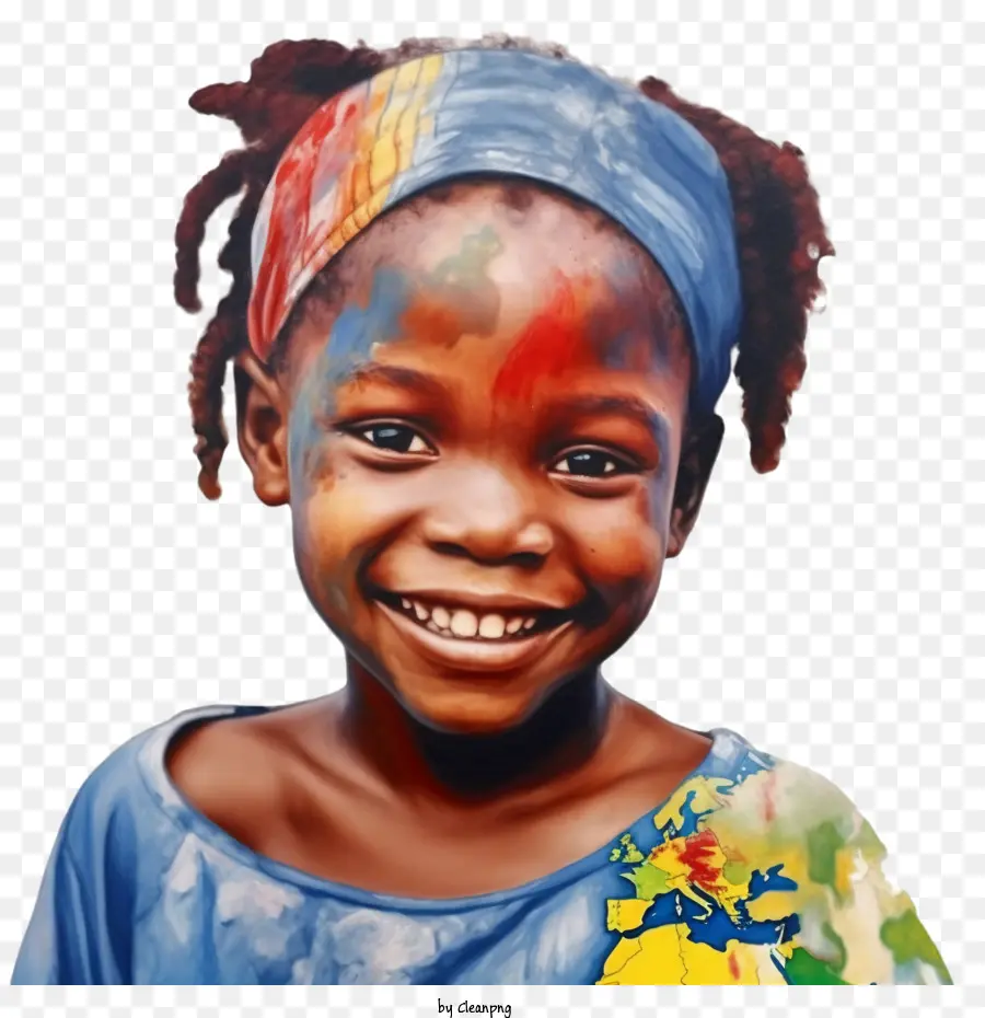 إفريقي，طفل أفريقي PNG