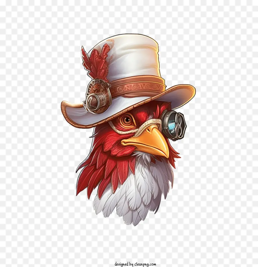الديك，قبعة الدجاج PNG