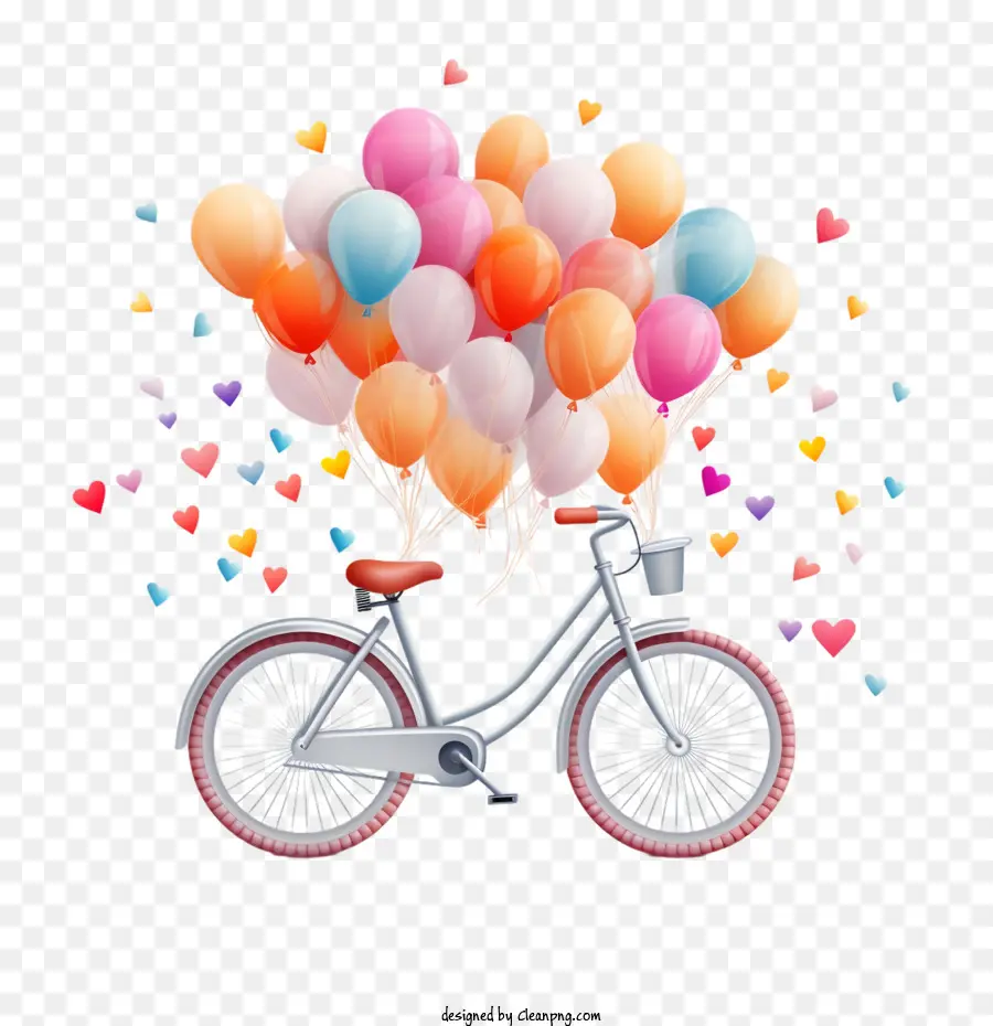 الدراجة，البالونات PNG