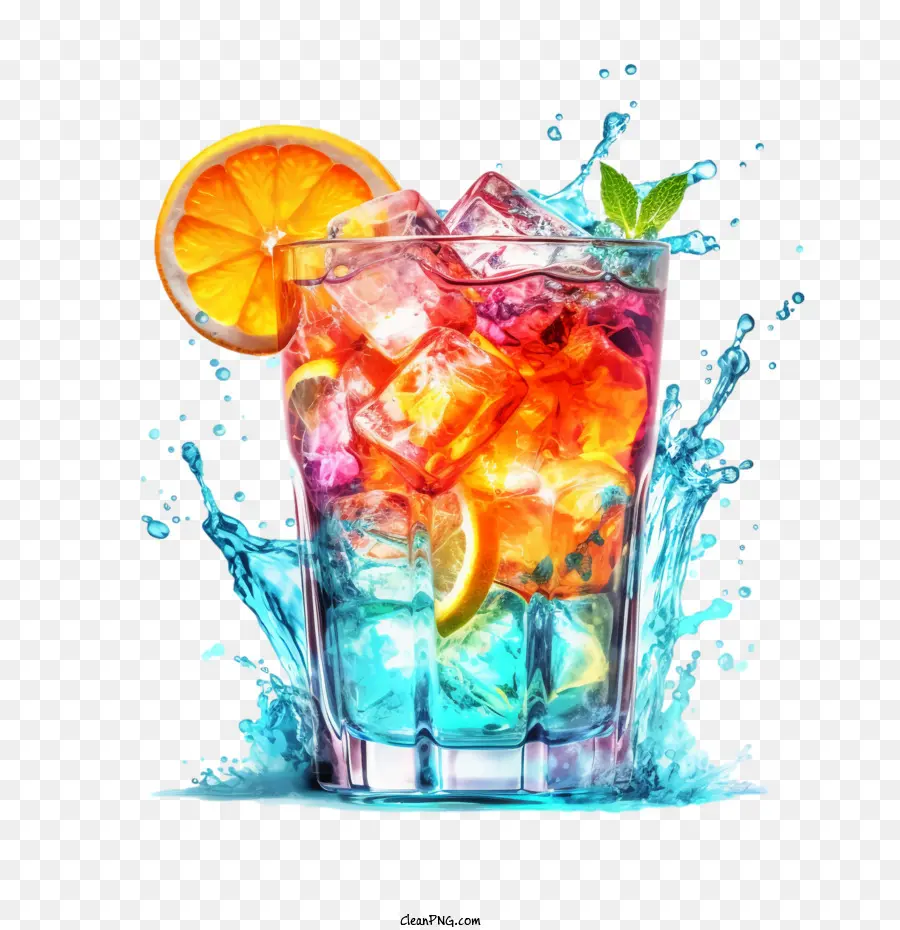 مشروب الصيف，الملونة PNG