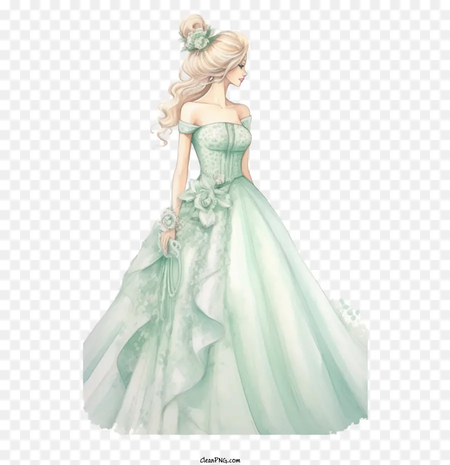فستان الزفاف，الأميرة PNG