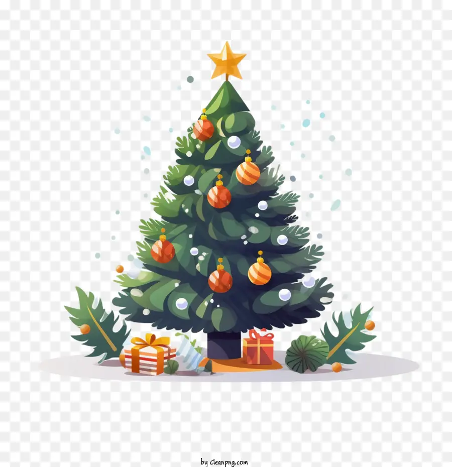 شجرة عيد الميلاد，هدية PNG