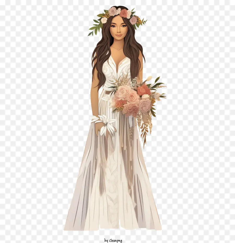 فستان الزفاف，فستان زفاف الفن PNG