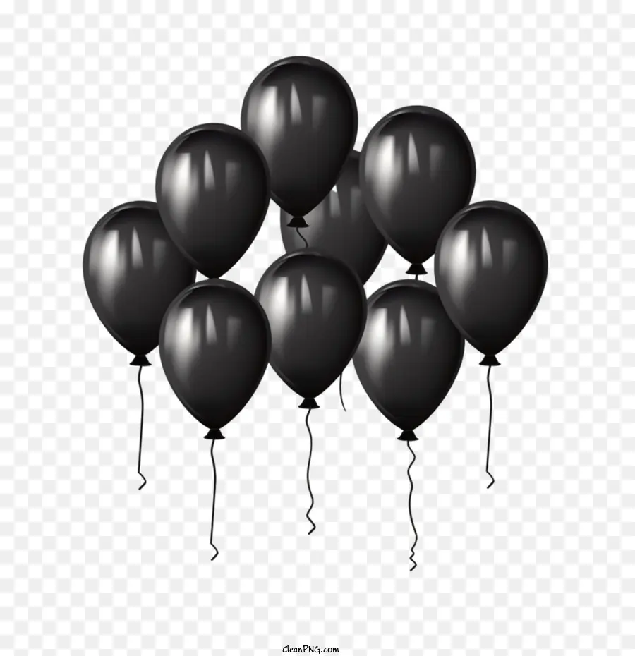 البالونات السوداء，البالونات PNG