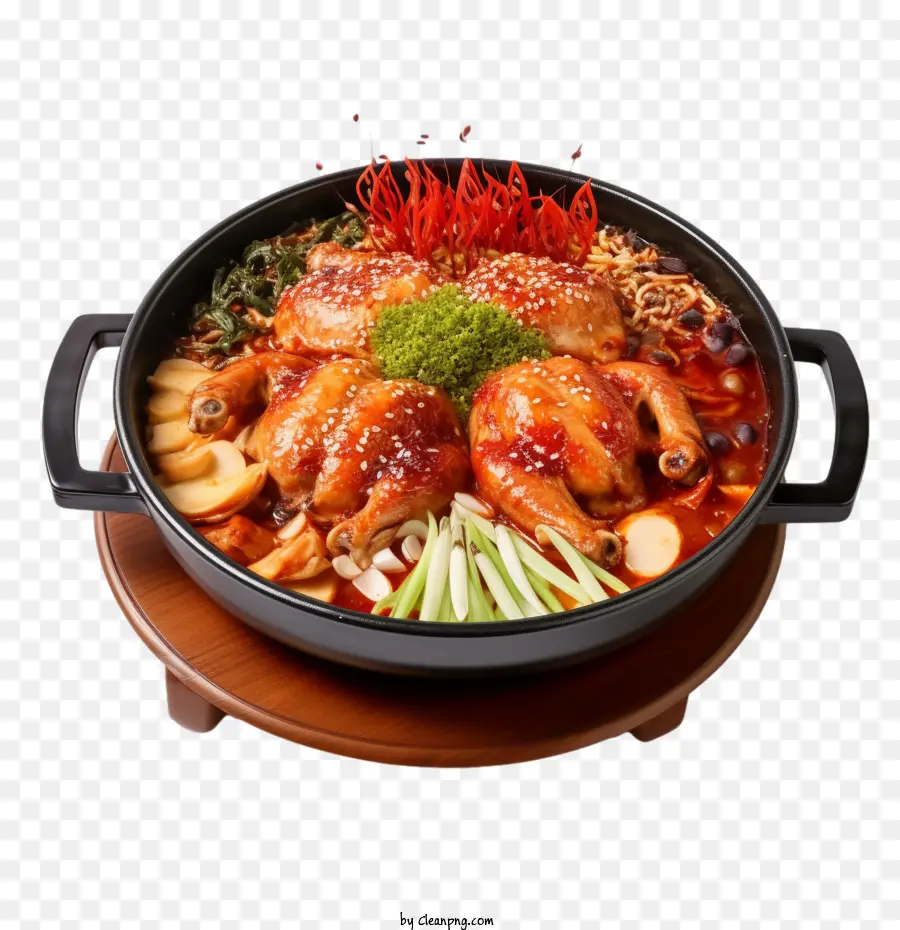 الطعام الكوري，الدجاج PNG