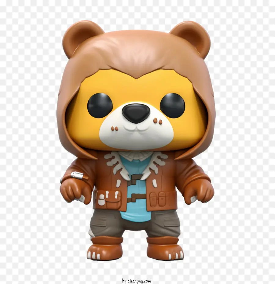 الدب，الدب ثلاثي الأبعاد PNG