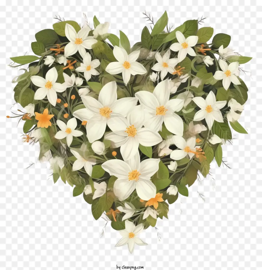 زهرة الياسمين，قلب الأزهار PNG