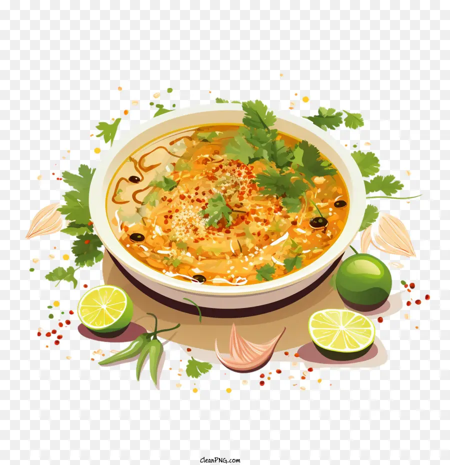 حليم محرم，حساء الدجاج PNG