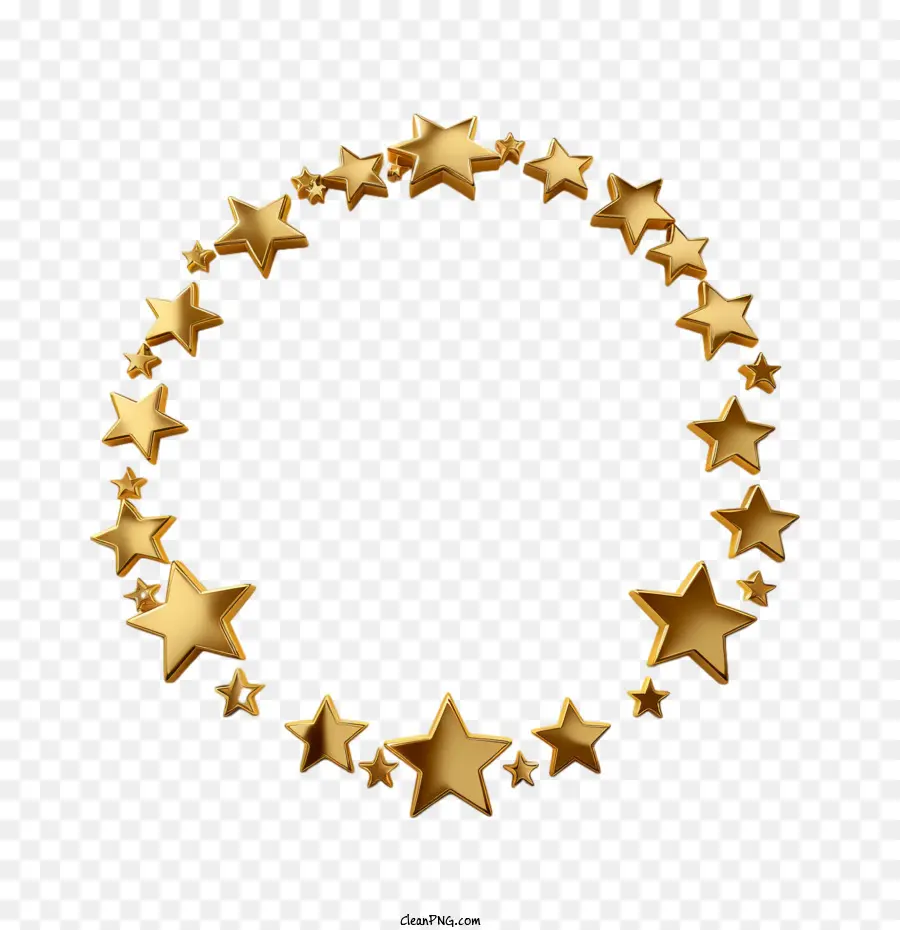 النجوم الذهبية，الذهب PNG