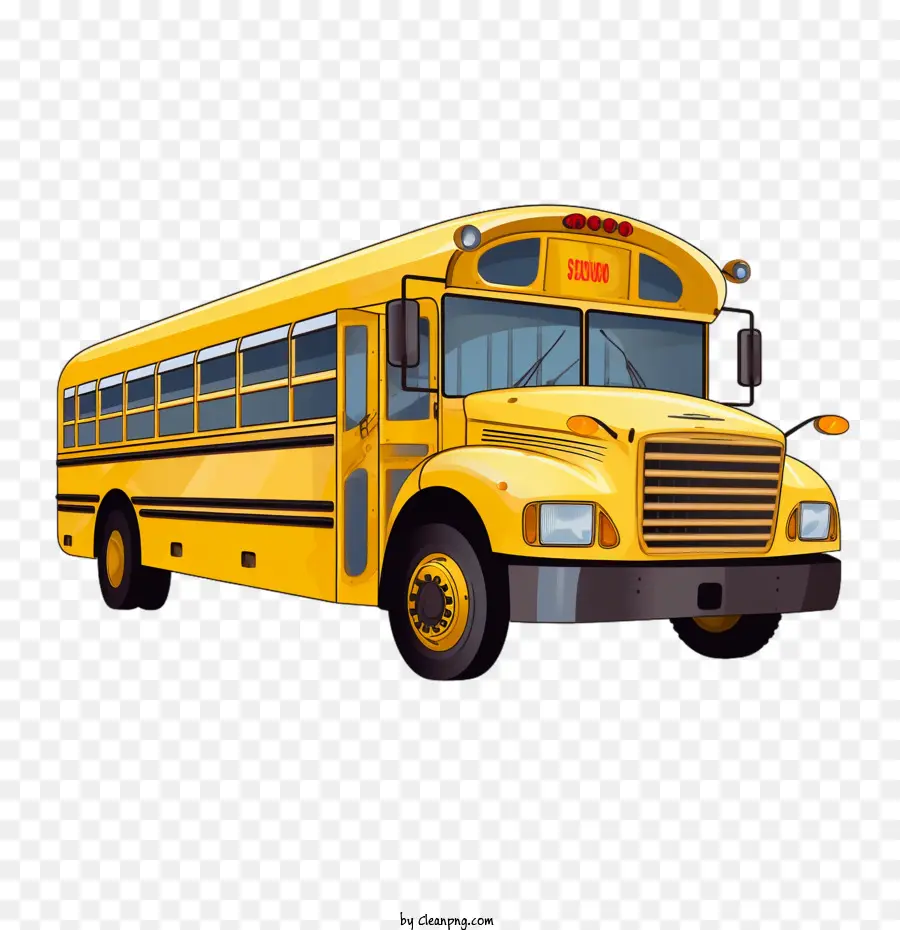 الحافلة المدرسية，الأصفر PNG