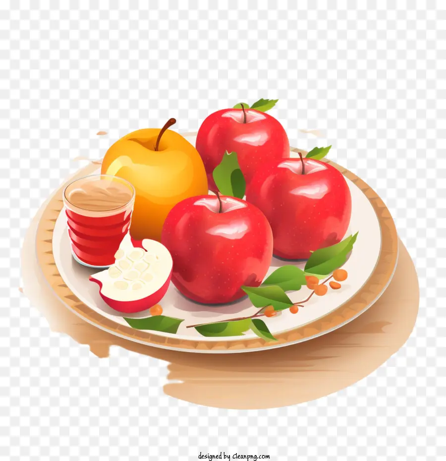 روش برأس السنة اليهودية，التفاح PNG